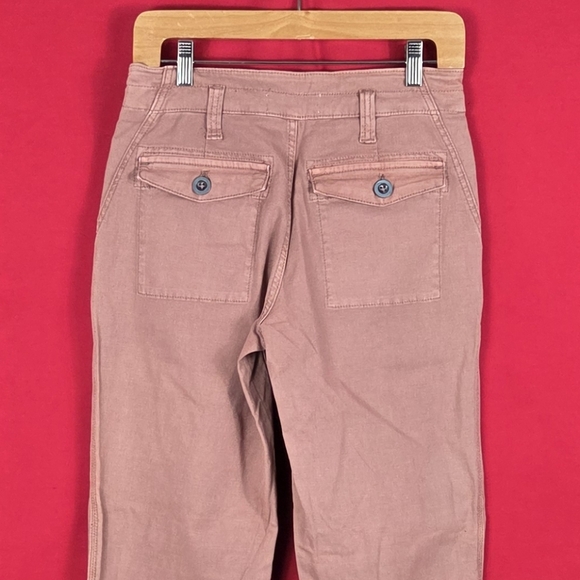 NEW Anthropologie The Wanderer cargo pants in a dusty pink/mauve color Size 26 - Picture 6 of 9